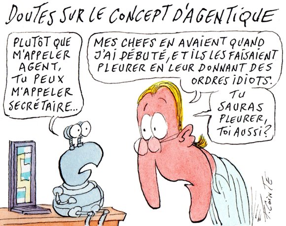 Dessin: Le patron de NetSuite n’aime pas le terme « agentique »